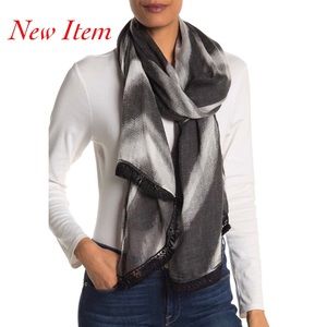 Vince Camuto Tie Dye Tassel Wrap